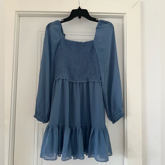 1. State Blue Long Sleeve Dress 1. State Blue Long Sleeve Dress